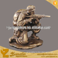 Casting Life Size Bronze Soldier Statue for garden decoration BFSN-D096A